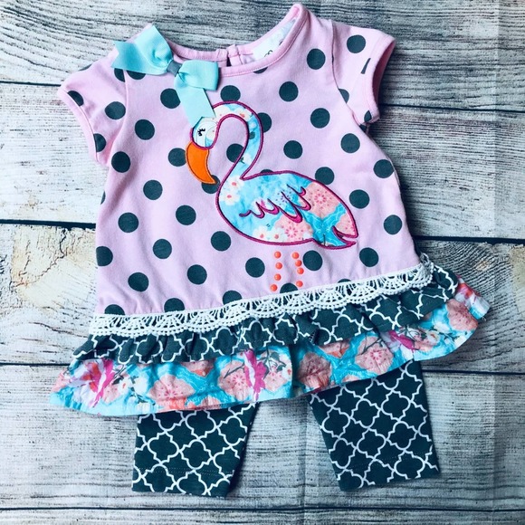 Rare Editions Other - Rare Editions 6-9M Polka-Dot Summer 2pc